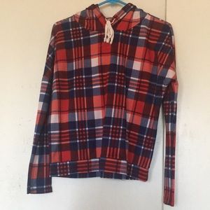 Flannel hoodie